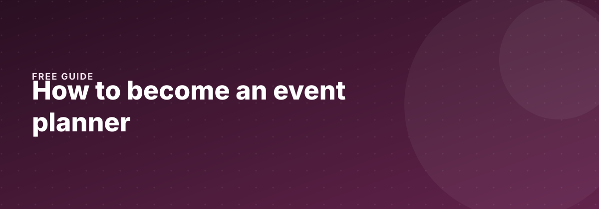 How to start an event planning business